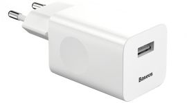 Акция на Baseus Usb Wall Charger Quick Charge 3.0 24W White (CCALL-BX02) от Stylus