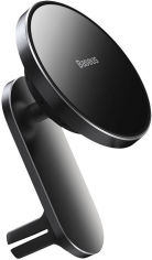 Акція на Baseus Car Holder Air Ven Big Energy MagSafe Wireless Charger 15W Black (WXJN-01) for iPhone 15 I 14 I 13 I 12 series від Stylus