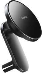 Акція на Baseus Car Holder Big Energy MagSafe Wireless Charger 15W Black (WXJN-01) for iPhone 15 I 14 I 13 I 12 series від Stylus