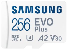 Акция на Карта памяти Samsung Evo Plus microSDXC 256GB Class 10 UHS-I U3 V30 A2 R130B/s + SD адаптер от MOYO