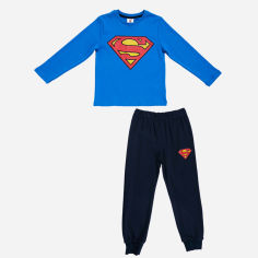 Акция на Спортивный костюм (лонгслив + штаны) Cimpa Супермен SM18491 104 см Синий (8691109931481) от Rozetka