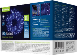 Акция на Светодиодная уличная гирлянда СolorWay 100 LED (IP65) 10 м Голубой свет (CW-GO-100L10BL) от Rozetka