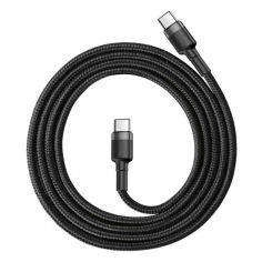 Акция на Baseus Cable USB-C to USB-C Cafule 2m Black (CATKLF-HG1) от Stylus