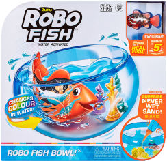 Акция на Интерактивный игровой набор Robo Alive - Роборыбка в аквариуме (7126) от Stylus
