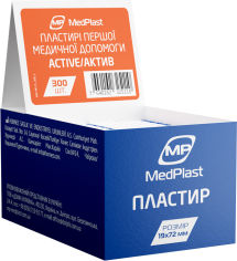 Акция на Набор пластырей первой медицинской помощи MedPlast Active 1.9 см х 7.2 см 300 шт (7640162325110) от Rozetka