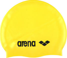 Акция на Шапочка для плавания Arena Classic Silicone Jr 91670-035 Yellow Black (3468335686059) от Rozetka