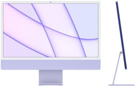 Акция на Apple iMac M1 24" 512GB 8GPU Purple Custom (Z131000LU) 2021 от Stylus