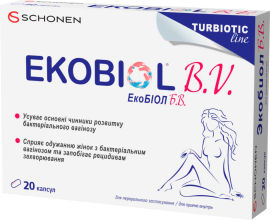 Акция на Экобиол Б.В для восстановления нормальной микрофлоры кишечника и влагалища 20 капсул (000000962) от Rozetka