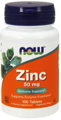Акция на Now Foods Zinc Gluconate 50 mg 100 Tabs Цинк глюконат от Stylus
