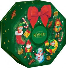 Акція на Новогодний подарок Roshen №8 Рождественский венок, 424 г від Auchan