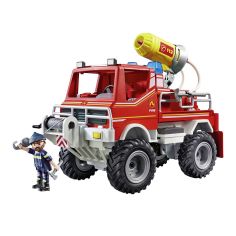 Акція на Ігровий набір Playmobil City action Пожежна машина з водяною гарматою (9466) від Будинок іграшок