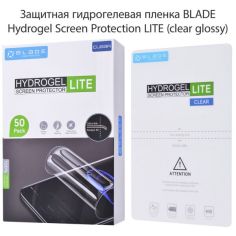 Акция на Противоударная Гидрогелевая Пленка 5D BLADE Hydrogel Screen Protection LITE для OPPO R15 (Front Full) Глянцевая Прозрачная  0,16мм от Allo UA