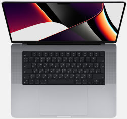 Акція на Apple Macbook Pro 16" M1 Max 1TB Space Gray (MK1A3) 2021 від Y.UA
