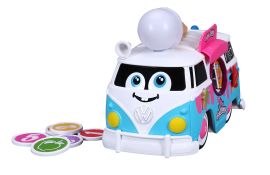 Акция на Автомодель Bb Junior Magic Ice-cream bus VW Samba bus (16-88610) от Будинок іграшок