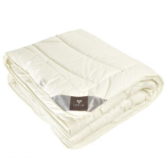 Акція на Одеяло шерстяное зимнее Wool Premium Ideia молочное 140х210 см від Podushka