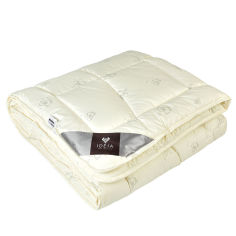Акція на Одеяло шерстяное зимнее Wool Classic Ideia молочное 155х215 см від Podushka