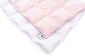 Акція на Одеяло пуховое зима-плюс (особо теплое) 1856 Bio-Pink 90% пуха MirSon 155х215 см від Podushka