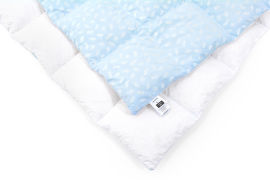 Акція на Одеяло пуховое зима-плюс (особо теплое) 1855 Bio-Blue 90% пуха MirSon 172х205 см від Podushka