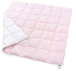 Акция на Одеяло пуховое зимнее 1847 Bio-Pink 90% пуха MirSon 172х205 см от Podushka