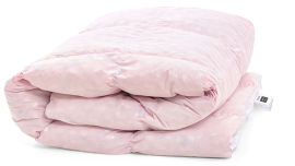Акция на Одеяло пуховое демисезонное 1841 Bio-Pink 70% пуха MirSon 172х205 см от Podushka