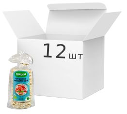 Акция на Упаковка хлебцов Go Bio рисово-кукурузных с морской солью органических 100 г х 12 шт (8594203541375) от Rozetka