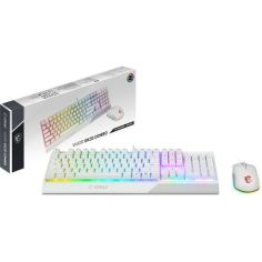 Акція на Игровая клавиатура и мышка MSI Vigor GK30 COMBO WHITE UA (S11-04UA302-CLA) від MOYO