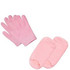 Акция на Набор для ухода за кожей рук и ног Supretto перчатки + носки Розовый (2000100069707) от Rozetka