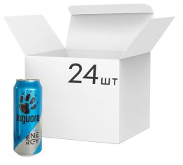 Акция на Упаковка безалкогольного энергетического сильногазированного напитка Jaguaro Free 0.5 л х 24 шт (5904941752309) от Rozetka