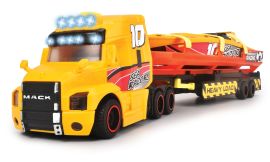 Акция на Вантажівка Dickie Toys Мак Перевезення катера (3747009) от Будинок іграшок