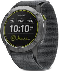 Акція на Garmin Enduro Steel with Gray UltraFit Nylon Strap (010-02408-00) від Y.UA