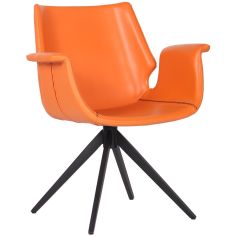 Акция на Кресло Amf Vert orange leather (545654) от Stylus