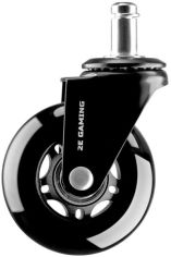 Акція на Комплект колес 2Е Gaming UNIVERSAL 64 мм (5 шт) Black від MOYO