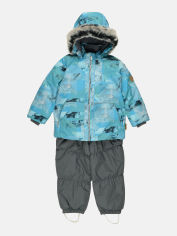 Акція на Зимний комплект (куртка + полукомбинезон) Huppa Russel 45050030-92536 92 см (4741468842752) від Rozetka UA