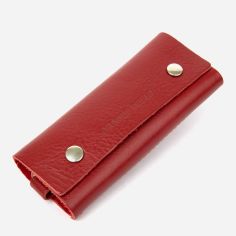 Акция на Ключница кожаная женская Grande Pelle leather-11353 Красная от Rozetka