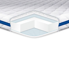 Акція на Матрас-топпер Super Strong трикотаж Eurosleep 140х200 см від Podushka