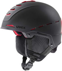 Акция на Шлем горнолыжный Uvex Legend Pro р 59-62 Black-red Mat (4043197328317) от Rozetka