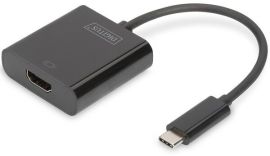 Акция на Переходник DIGITUS USB-C to HDMA UHD 4K, M/F, 0.15 m (DA-70852) от MOYO