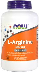 Акция на Аминокислота Now Foods L-Аргинин 500 мг 250 капсул (733739000316) от Rozetka