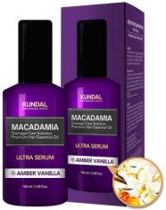 Акция на Kundal Macadamia Ultra Serum Amber Vanilla Масло-Сыворотка для волос Янтарная ваниль 100 ml от Stylus