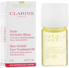 Акция на Clarins Blue Orhid Face Treatment Oil Масло для лица для обезвоженной кожи 2ml от Stylus