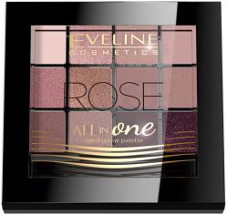 Акция на Eveline Cosmetics All In One № 2 Rose Тени для век 12 g от Stylus