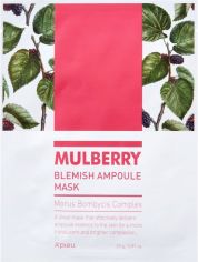 Акция на A'pieu Mulberry Blemish Ampoule Mask Тканевая маска для лица 23 g от Stylus