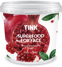 Акция на Tink SuperFood For Face Alginate Mask 15 g Маска альгинатная антивозрастная Гранат-Гиалуроновая кислота от Stylus