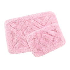 Акция на Набор ковриков в ванную комнату Barnes Irya pink розовый от Podushka