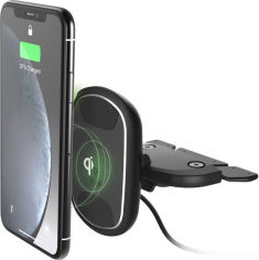 Акція на iOttie Car Holder iTap 2 Magnetic Wireless Charger Cd Slot Mount Black (HLCRIO139) від Y.UA