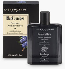 Акція на L'Erbolario Black Juniper Energising Aftershave Lotion Лосьон после бритья Черный Можжевельник 100 ml від Stylus
