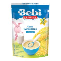 Акція на Каша молочная Bebi Premium Кукурузная 200 г 1020135 ТМ: Bebi Premium від Antoshka