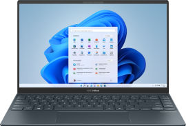 Акция на Ноутбук ASUS ZenBook 14 UX425EA-KI859W (90NB0SM1-M007V0) Pine Grey + фирменный чехол от Rozetka