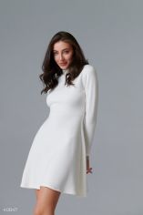 Акция на Базова молочна сукня з трикотажу от Gepur