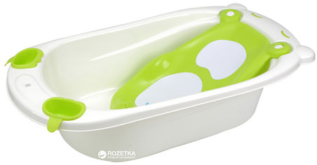 Акція на Ванночка Babyhood Мишка Зеленая (BH-307G) (6923149601768) від Rozetka UA